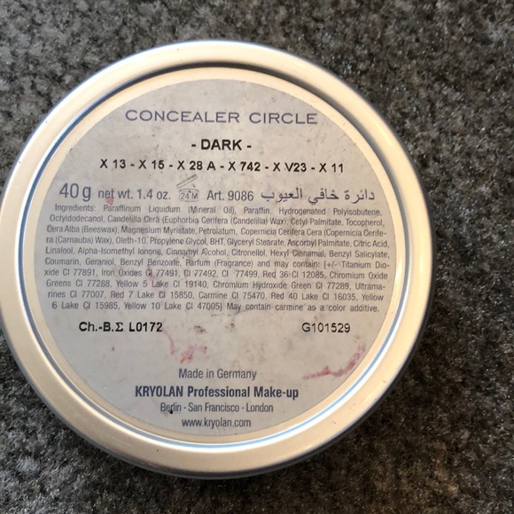Kryolan Concealer wheel / contour Like new - Picture 3 of 3